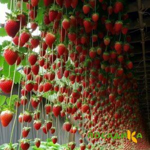 Клубника ампельная Анастасия купить по цене от 370р. в интернет-магазине «Посадика» с доставкой почтой в в Гудермесе и по всей России – [изображение №1].